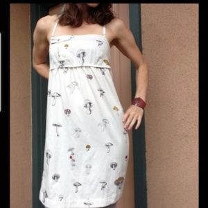 Anthropologie Lilka Mushroom Chemise Dress